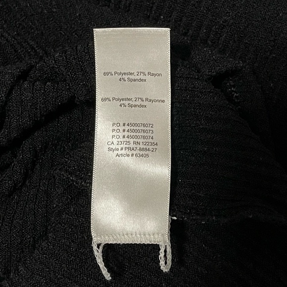 Aritzia | Wilfred Free Ribbed Tank Midi Dress Black Size Large - Picture 6 of 7